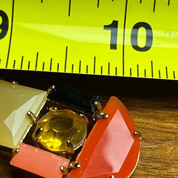 Kate Spade Vibrant Red and Gold Necklace - Picture 6 of 7